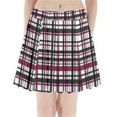 Plaid Pattern Pleated Mini Skirt by ValentinaDesign