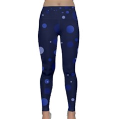 Decorative Dots Pattern Classic Yoga Leggings by ValentinaDesign