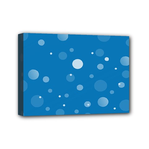 Decorative Dots Pattern Mini Canvas 7  X 5  by ValentinaDesign