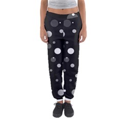 Decorative Dots Pattern Women s Jogger Sweatpants by ValentinaDesign