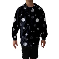 Decorative Dots Pattern Hooded Wind Breaker (kids) by ValentinaDesign