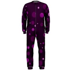 Decorative Dots Pattern Onepiece Jumpsuit (men)  by ValentinaDesign