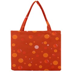 Decorative Dots Pattern Mini Tote Bag by ValentinaDesign