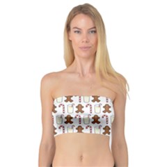 Christmas Trio Pattern Bandeau Top by Nexatart