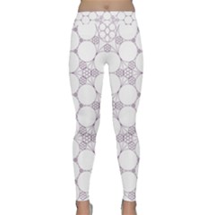 Density Multi Dimensional Gravity Analogy Fractal Circles Classic Yoga Leggings by Nexatart