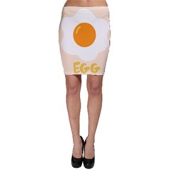 Egg Eating Chicken Omelette Food Bodycon Skirt by Nexatart