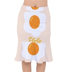 Egg Eating Chicken Omelette Food Mermaid Skirt