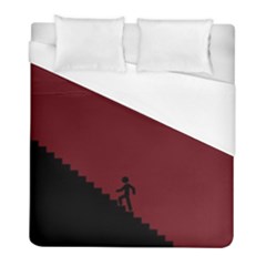 Walking Stairs Steps Person Step Duvet Cover (full/ Double Size) by Nexatart