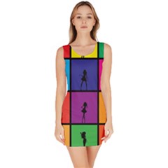 Girls Fashion Fashion Girl Young Sleeveless Bodycon Dress by Nexatart