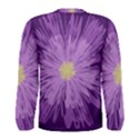 Purple Flower Floral Purple Flowers Men s Long Sleeve Tee View2