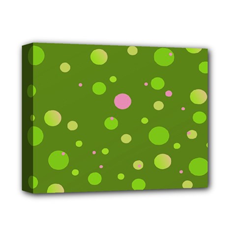 Decorative Dots Pattern Deluxe Canvas 14  X 11  by ValentinaDesign