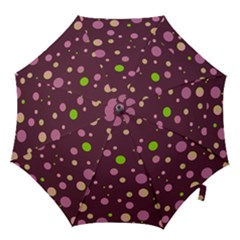 Decorative Dots Pattern Hook Handle Umbrellas (small)