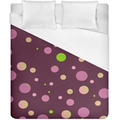 Decorative Dots Pattern Duvet Cover (california King Size)