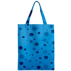 Decorative Dots Pattern Zipper Classic Tote Bag by ValentinaDesign