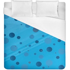 Decorative Dots Pattern Duvet Cover (king Size) by ValentinaDesign