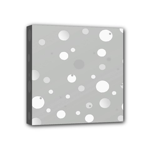 Decorative Dots Pattern Mini Canvas 4  X 4  by ValentinaDesign