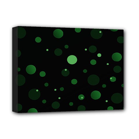 Decorative Dots Pattern Deluxe Canvas 16  X 12   by ValentinaDesign