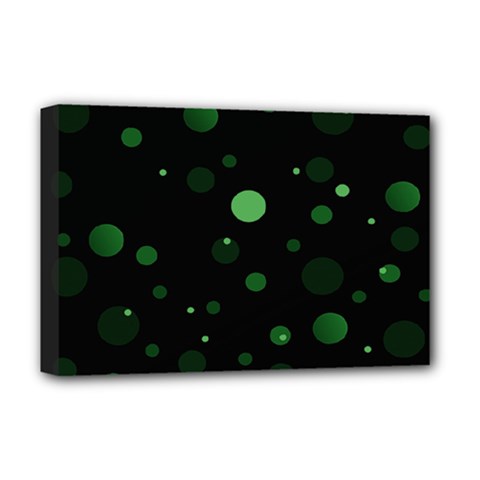 Decorative dots pattern Deluxe Canvas 18  x 12  