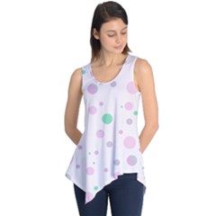 Decorative Dots Pattern Sleeveless Tunic by ValentinaDesign