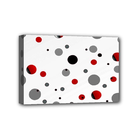 Decorative dots pattern Mini Canvas 6  x 4 