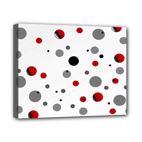 Decorative dots pattern Canvas 10  x 8 