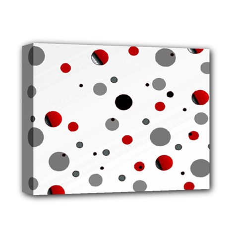 Decorative dots pattern Deluxe Canvas 14  x 11 