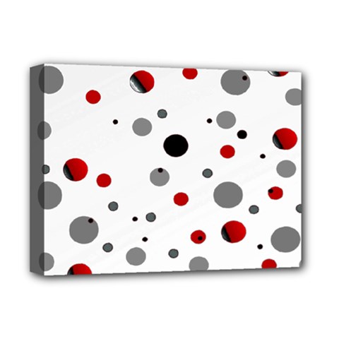 Decorative dots pattern Deluxe Canvas 16  x 12  