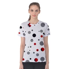 Decorative dots pattern Women s Cotton Tee