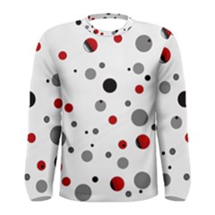 Decorative dots pattern Men s Long Sleeve Tee