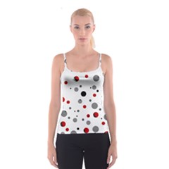 Decorative dots pattern Spaghetti Strap Top