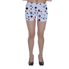 Decorative dots pattern Skinny Shorts