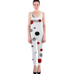 Decorative dots pattern OnePiece Catsuit