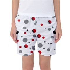Decorative dots pattern Women s Basketball Shorts