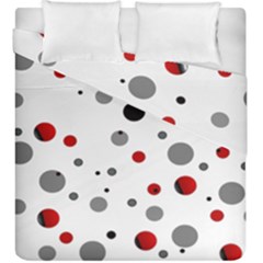 Decorative dots pattern Duvet Cover Double Side (King Size)