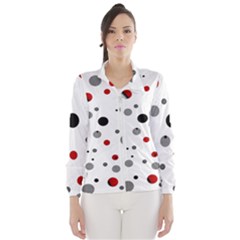 Decorative dots pattern Wind Breaker (Women)