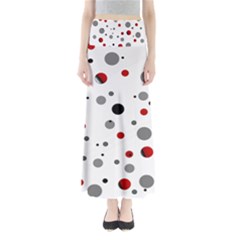 Decorative dots pattern Maxi Skirts