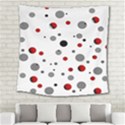 Decorative dots pattern Square Tapestry (Large) View2