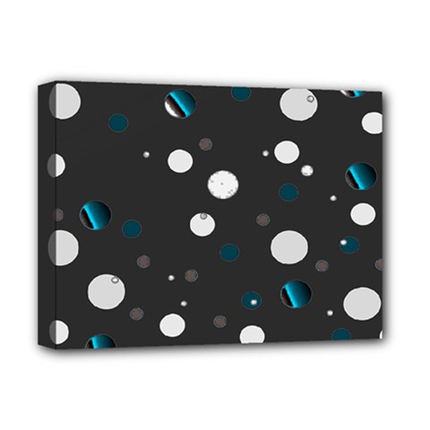 Decorative dots pattern Deluxe Canvas 16  x 12  