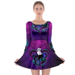 Body Language Long Sleeve Skater Dress by tonitails