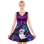 Body Language V-Neck Sleeveless Skater Dress