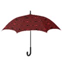 Abstract Background Red Black Hook Handle Umbrellas (Small) View3