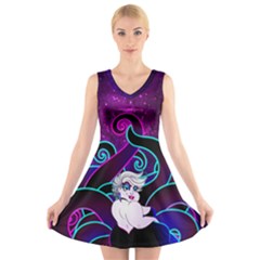 Body Language V-neck Sleeveless Skater Dress by tonitails