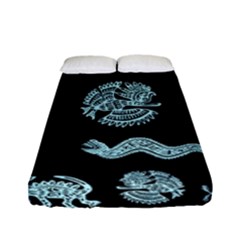 Aztecs Pattern Fitted Sheet (full/ Double Size)