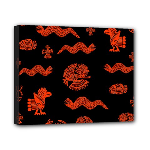 Aztecs Pattern Canvas 10  X 8 