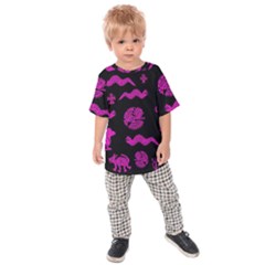 Aztecs Pattern Kids  Raglan Tee