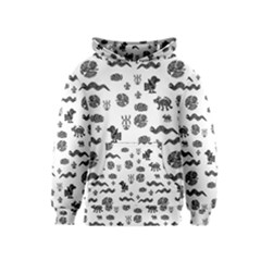 Aztecs Pattern Kids  Pullover Hoodie by ValentinaDesign