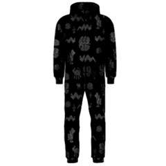 Aztecs Pattern Hooded Jumpsuit (men)  by ValentinaDesign