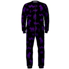 Aztecs Pattern Onepiece Jumpsuit (men)  by ValentinaDesign