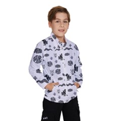 Aztecs Pattern Wind Breaker (kids) by ValentinaDesign