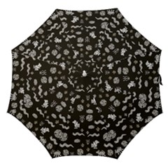 Aztecs Pattern Straight Umbrellas by ValentinaDesign